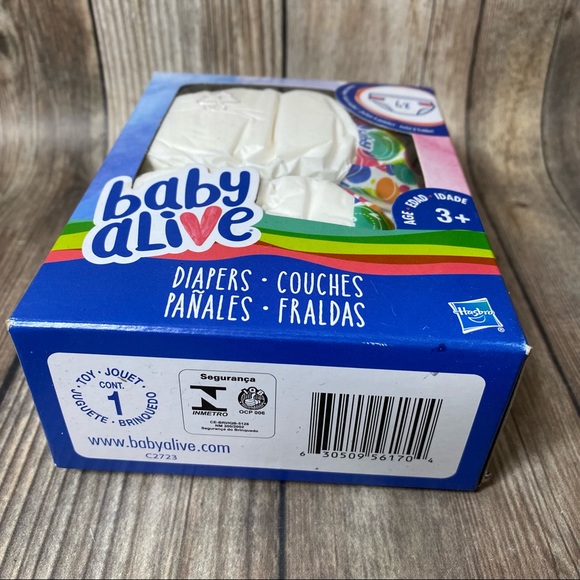Hasbro Baby Alive Refill Diapers 6 Pack New - Picture 5 of 6
